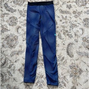 Women’s Blue Nike Pro Leggings Size M